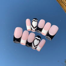 Load image into Gallery viewer, Majestic Black & White Heart French