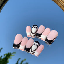 Load image into Gallery viewer, Majestic Black & White Heart French